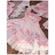 Mademoiselle Pearl Sanrio My Melody Rose Themed Apron Top Skirt Set JSKs and OPs(Reservation/Full Payment Without Shipping)